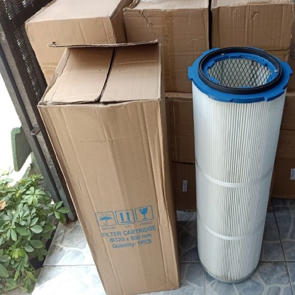 Lõi lọc bụi Cartridge nắp nhựa